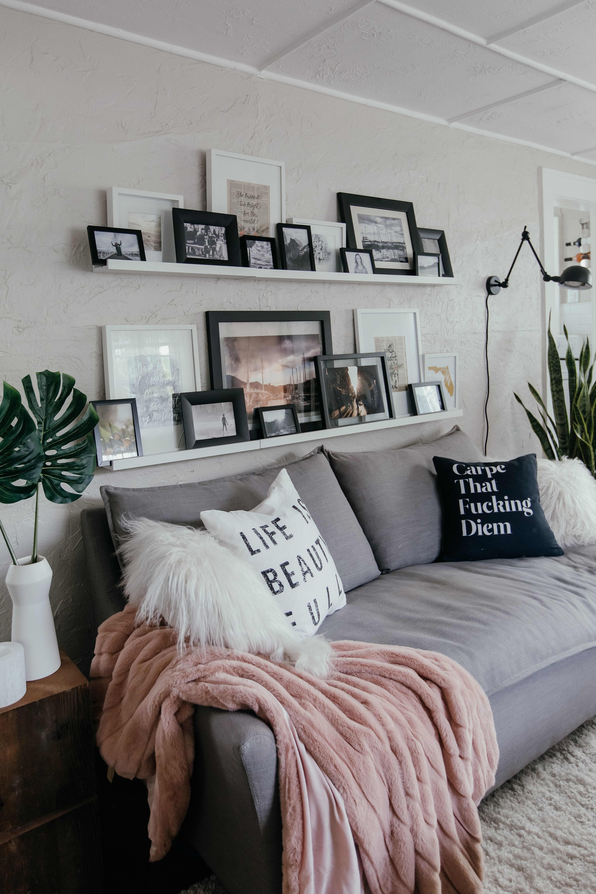 Small Space Decor Ideas in a Minimal Garage Apartment Apartment Therapy